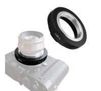 L39-L Metal Lens Adapter, Precise Threaded Ring for Leica L39 Screw Lens to L-Bayonet Camera, Non-Slip Knurling, Wobble-free Fit