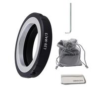 L39 to M4/3 Lens Mount Adapter Compatible with for M39 L39 LTM 39mm Lens to Micro Four Thirds (M4/3 MFT) Mount:EP7,EP5,EP3,EPL10,EPL9,EPL8,EPL7 GH4,GH3,GH2,GH1,G95,G90+Lens Cleaning Cloth
