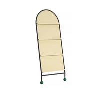 L3s9mPzVb4 Floor Standing Magazine Rack Floor-to-ceiling Magazine Rack Against The Wall Brochure Stand Catalog Literature 4 Layers for Trade Show Exhibitions Office Retail Store