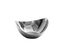 L3s9mPzVb4 Fruit Plate Stainless Steels Fruit Bowl, DIrregular Shape Decorative Centerpiece Bowls, Salad Mixing(Large)
