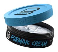L3VEL3 Forming Cream 150ml | Lightweight hair styling cream, flexible hold, low-shine finish, non-sticky feel, adds texture and definition, for men