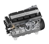 L4-172 17.2cc SOHC Inline 4-Cylinder Water-Cooled 4-Stroke Nitro Engine with Electric Start for 1/6 1/8 RC Cars & Boats, Science Experiment & Physics Educational Kit for Adults