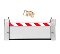 L410*H20cm Flood Barrier Aluminum Flood Protection Board Flood Barriers for Doors Water Barriers for Flooding Reusable Customizable Sealed Water Barriers for Flood Prevention