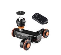 L4X Motorized Camera Slider Video Dolly Electric Track Slider with Remote for DSLR Camera Camcorder Action Camera Phone(L4X and Head)