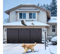 L530cm x H200cm Magnetic Garage Cover Screen, Winter Windproof Door Curtain