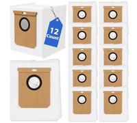 L60 Dust Bag Replacement Compatible With Eufy L50 SES, L60 SES Self-Empty Station Robovac, 2.5 L Robtic Vacuum Dirt Disposal Bags, 12 Count
