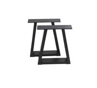 (L60*W7*H72) 2pcs Industrial Steel Table Legs Box Square Coffee Desk