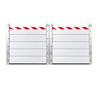 L60cm x H120cm Flood Protection Barrier Door, Flood Barriers For Garage, Detachable Reusable Flood Control Board, Aluminum Alloy Flood Control Wall, For Garage/Basement/Front Door/Driveway