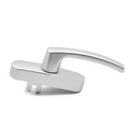 L6NqIAG Aluminum Alloy Inner Flat Open Inner Open Curtain Wall Doors/Windows Hardware Accessories Shift Fork Arc Handle Window Handle Window Handle(Silver)