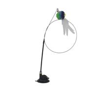 L6NqIAG Interactive Feather Cat Toy with Bell Stick for Kitten Play Wand Teaser Supplies Feline play item(13)