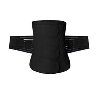 L6NqIAG Postpartum Tummy Belt Waist Trainer Body Shaper Shapewear Women Tummy Belt Elastic Band all Seasons Postpartum Belly Band(4201-bk,M)