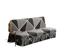 L6NqIAG Simple Stretch Armless Sofa Bed Cover All-inclusive Foldable with Skirt Skirt Sofa Cover(Color 6,S 120-150cm)