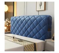 L6NqIAG Soft Plush Bed Headboard Cover Warm Velvet All Inclusive Bed Backrest Covers Head Board Cover(Blue,L180xH70cm)