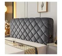 L6NqIAG Soft Plush Bed Headboard Cover Warm Velvet All Inclusive Bed Backrest Covers Head Board Cover(Dark blue,L180xH70cm)