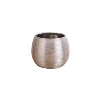 L6x2N9b5 Flower Pots Luxury, High-End, Creative Brushed Gold-Plated Ceramic Hydroponic Pothos And Phalaenopsis Orchid Planter(Silver,Large)