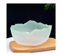 L6x2N9b5 Fruit Plates Glass Fruit Plate Home Living Room Coffee Table Snack Melon Dried Bowl Pink Blue Green Gradient(Green,Medium)