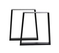 (L81*W7*H71) 2pcs Industrial Steel Table Legs Box Square Coffee Desk