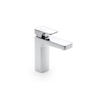 L90 Single Lever Basin Mixer with Smooth Body and Click-Clack Drain Cold Start