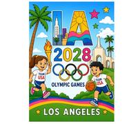 LA 2028 Olympic Games Team USA Coloring Book