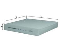 LA 293 FILTER, CABIN AIR KNECHT