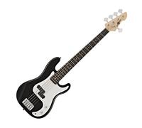 LA 5 String Bass Guitar by Gear4music Black