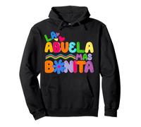 La Abuela Más Bonita Mexican Grandma Women's Abuelita Cute Pullover Hoodie