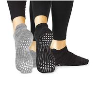 LA Active Non-Slip Grip Socks for Yoga Pilates Bar Ballet Women Men