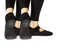 LA Active Non-Slip Grip Socks for Yoga Pilates Bar Women Men Ballet