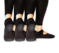 LA Active Non-Slip Grip Socks for Yoga Pilates Bar Women Men Ballet