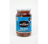 La Artesanal Honey & Cranberry Salsa Macha 200g - Mexican Chilli Oil with Morita & Chipotle Chillies, Peanuts, Seeds, Honey & Cranberries - Sweet & Smoky Salsa for Tacos, Eggs & More