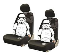 LA Auto Gear Storm Trooper with Galactic Empire Logo Star Wars Car Truck SUV Low Back Bucket Seat Covers - Pair