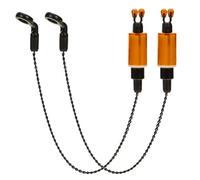 LA BAIESO Bite Alarm Carp Set with Orange Body, Two Alarms and Clip System | Full featured bite alarm set with orange body, two alarms and a clip system for fast, stable carp setup on .