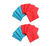 LA BAIESO Cornhole Bean Bags 16 Pcs Red Blue No Filling Indoor Outdoor Play