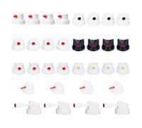 LA BAIESO Graffiti Caps 32 Pcs Universal Nozzles for Cans 8 Styles