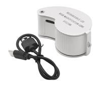 LA BAIESO Jewelers Loupe Magnifier LED Light Pocket Folding 60X Education | Great for education and hobbies, 60X magnification, 25mm lens, LED illumination, portable foldable design.