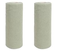 LA BAIESO Reusable Cleaning Wipe Microfiber Roll for Dishes and Countertops | Green microfiber sheets deliver lint-free cleanup across surfaces, and the perforated format lets you select sheet size.