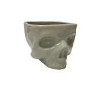 LA BAIESO Skull Bowl Ceramic Gothic Tableware for Halloween Parties | Embrace a Gothic with this skull bowl available in two capacities, ideal for Halloween parties, pasta, salads, and gifts