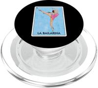 La Bailarina Mexican Card Game - Cute Ballerina Girl Dancing PopSockets PopGrip for MagSafe