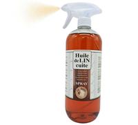 La Baille Linseed Oil Spray for Wood - Wood Protection & Care Indoor | Boiled linseed oil for spraying - nourishes wood, emphasises the grain and is suitable for furniture, doors & garden wood.
