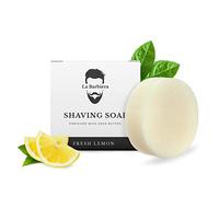 La Barbiera Solid Shaving Soap | 60g Refill Puck | Vegan and Plastic Free (Fresh Lemon)