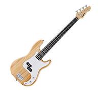LA Bass Guitar by Gear4music Natural