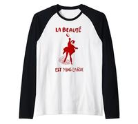 La Beauté Est Dans La Rue - Beauty Is In The Streets Protest Raglan Baseball Tee