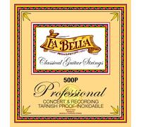 La Bella 500P Professional Concert & Recording Tarnish Proof-Inoxidable Medium Classical Guitar Strings 29-43