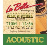 La Bella 710m Silk & Steel Medium Ac