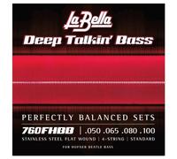 La Bella 760FHBB Flat Wound Bass Strings Set 50/100