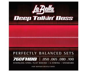 La Bella 760FHBB Flat Wound Bass Strings Set 50/100
