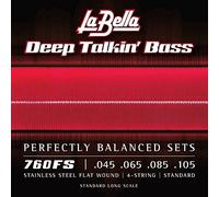 La Bella 760FS-TB Flat Wound Bass Strings Set 45/105