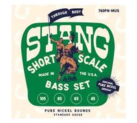 La Bella 760PN-MUS STANG - Pure Nickel Round Wound Short Scale Through Body Light 4 - Bass Guitar String 45-105