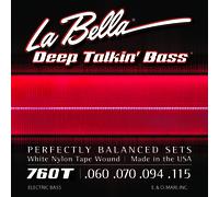 La Bella 760t Bass White Nylon 60-115