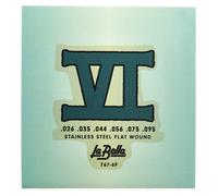 La Bella 767-6F Bass VI Flat